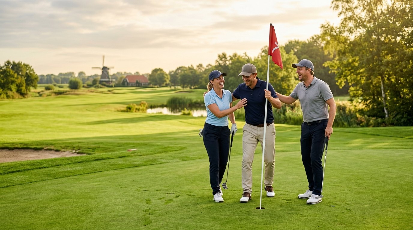 Illustratie bij golfregel 24: Golfen in een team: De teamcompetitie