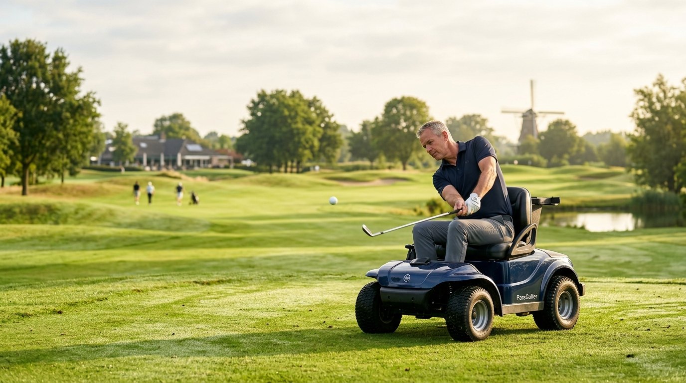 Illustratie bij golfregel 25: Golf voor iedereen: Regel 25 aanpassingen